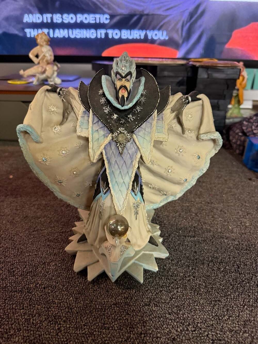 Enchantica Vrorst the Ice Sorcerer Figurine: Andrew Bill 1988